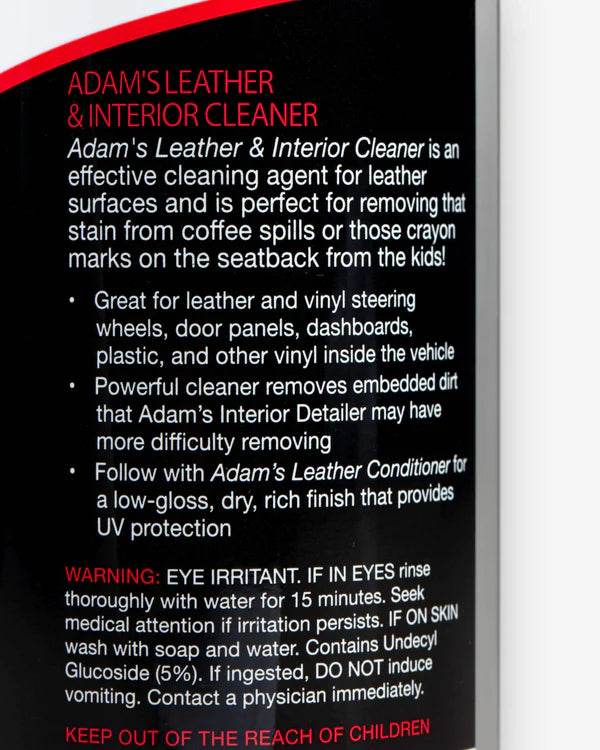 Leather and Interior Cleaner