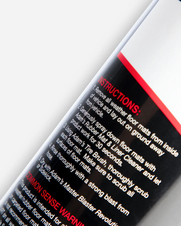 Rubber Mat and Liner Cleaner